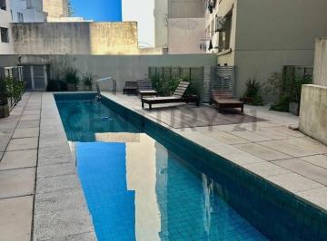 Departamento · 41m² · 3 Ambientes · Alquiler Apartamento en Pocitos Amoblado, 2Dorm., Balcon Piscina y Barbacoa