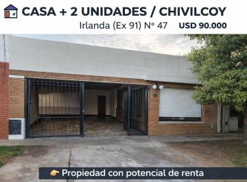 PH · 100m² · 4 Ambientes · 2 Cocheras · Casa en Venta + Unidades Independientes - Chivilcoy