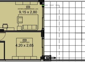 Departamento de 2 ambientes, Núñez · Patio / 2 Ambientes