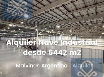 Depósito · 6447m² · 15 Cocheras · Alquiler Deposito en Centro Logistico 6447 m² con Rack en Triangulo Malvinas Argentinas