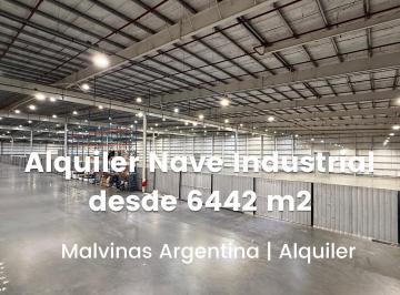 Depósito · 6447m² · 15 Cocheras · Alquiler Deposito en Centro Logistico 6447 m² con Rack en Triangulo Malvinas Argentinas