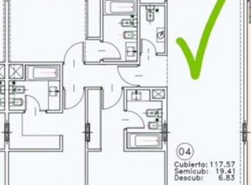 Departamento de 4 ambientes, Belgrano · Gran Oportunidad en Desarrollo de Renombre. - 4 Amb con Cochera Al Frente. - 143 m² Totales