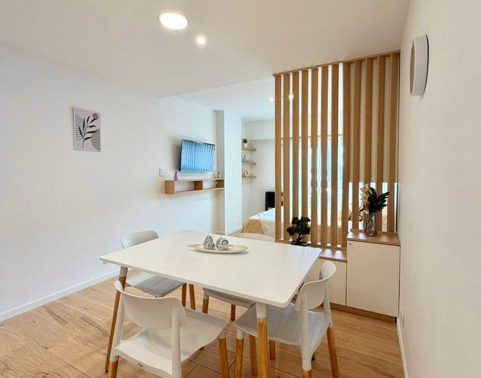 Depto 1 amb, 29m² amoblado — Plaza Colón