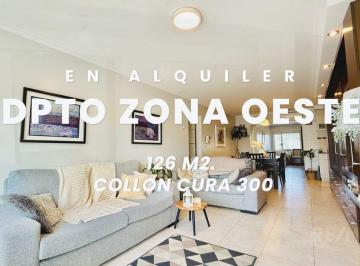 Departamento · 126m² · 5 Ambientes · Alquiler Departamento 3 Dorm. Collon Cura 300