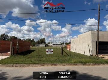 Terreno , General Belgrano · Lote de 12,5 X 25 (312,5 M&sup2;). Ubicado en Calle Dorrego E/ 50 y 52 – General Belgrano.