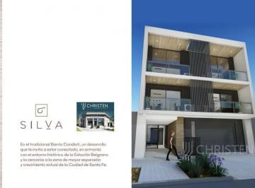 Edificio en construcción Domingo Silva 1220 · Departamento en Construcción un Dormitorio con Una Entrega y Cuotas Barrio Candioti Santa Fe