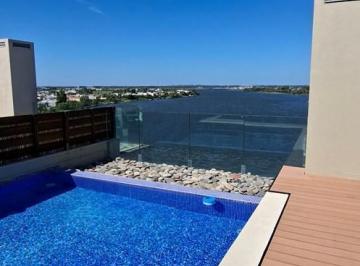 Terraza y Pileta pro · Departamento en Venta en Praia, Portezuelo, Nordelta