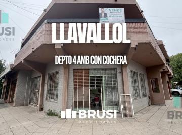 Departamento · 124m² · 4 Ambientes · 1 Cochera · Piso 4 Ambientes en Venta en Llavallol con Cochera y Quincho