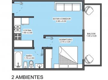 Departamento · 40m² · 2 Ambientes · Departamento 2 Ambientes en Saavedra