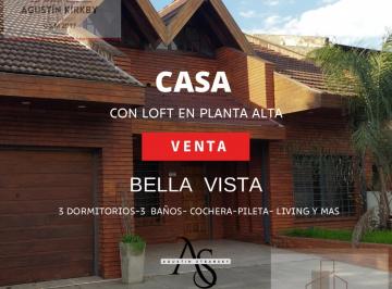 Casa · 260m² · 6 Ambientes · 2 Cocheras · Casa - Bella Vista