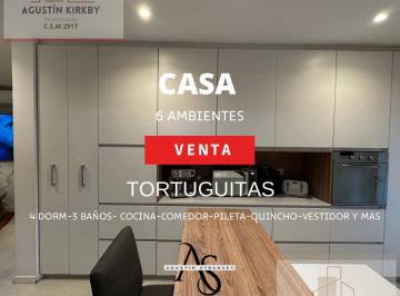 Casa · 180m² · 6 Ambientes · 2 Cocheras · Casa - Tortuguitas