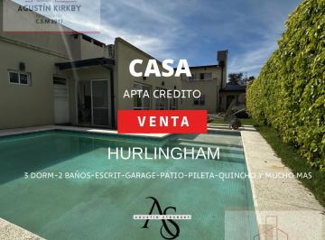 Casa · 145m² · 6 Ambientes · 1 Cochera · Casa - Hurlingham