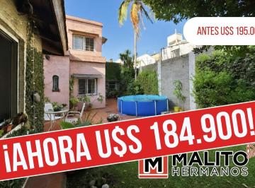 Casa · 174m² · 4 Ambientes · 1 Cochera · Casa 6 Ambientes con Jardín, Terraza, Quincho y Garage