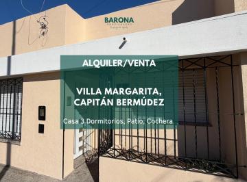 Casa · 259m² · 5 Ambientes · 1 Cochera · Casa en Capitan Bermudez