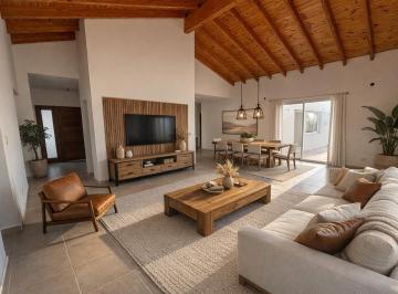 Living comedor amoblamo IA · Casa en Venta en Barrio Privado en Maipu Coquimbito