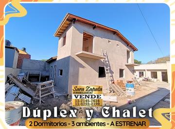 Casa · 60m² · 3 Ambientes · 1 Cochera · Dúplex y Chalets 3 Ambientes 2 Dorm a Estrenar Mar del Tuyú Vende Sara Zapata Inmobiliaria