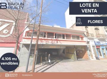 Terreno · 869m² · Terreno en Venta en Flores, 4105 m² Vendibles