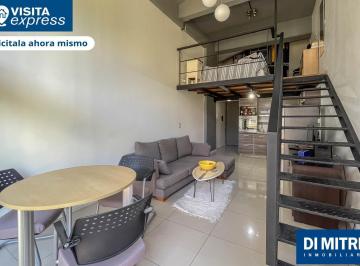 Living Comedor · La Boca Loft con Entrepiso y Balcon