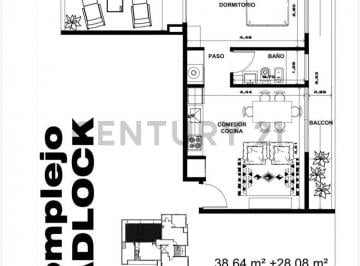 Departamento · 39m² · 2 Ambientes · Venta de Departamento 3 Ambientes a Estrenar Moron Centro