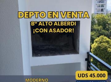 Departamento de 1 ambiente, Córdoba · Vendo Depto de 1 Dormitorio con Asador B° Alto Alberdi