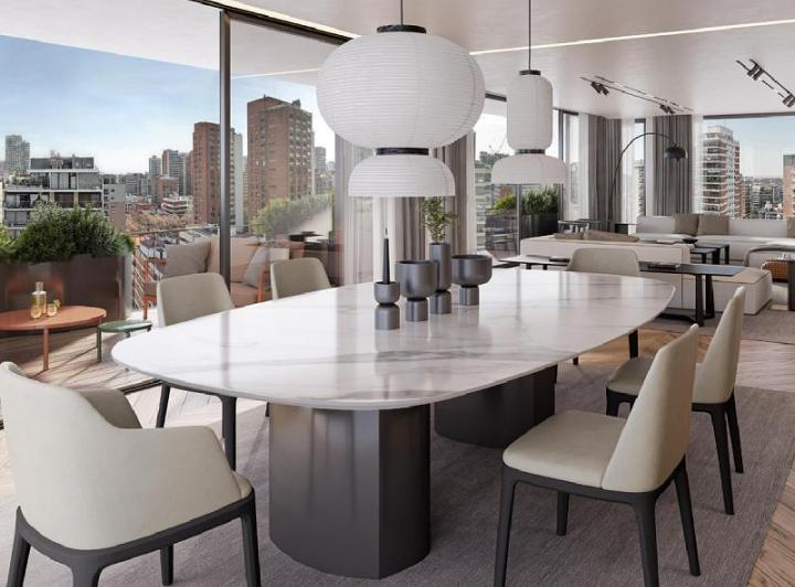 Venta de Piso de 5 Ambientes, con 1 Master Suite con Doble Vestido y 3 Dorm. en Suite, con Dob