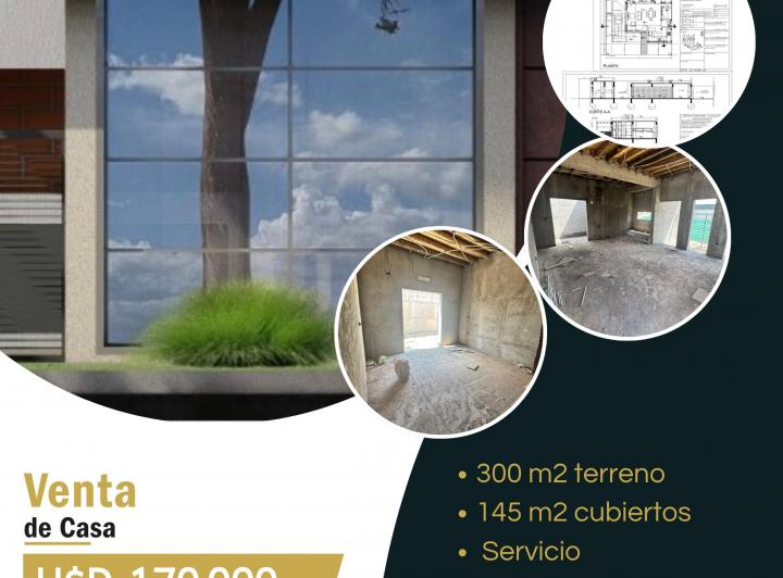 Casa · 145m² · 6 Ambientes · 1 Cochera