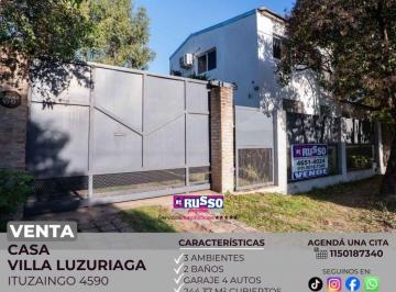 RUS-RUS-11052_2 · Venta Casa 3 Ambientes, Villa Luzuriaga