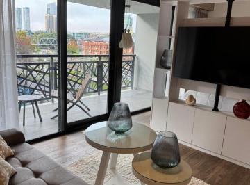 Departamento · 58m² · 1 Ambiente · 1 Cochera · Quartier del Bajo | Full Amenities | Vista Al Río y a Puerto Madero | con Cochera