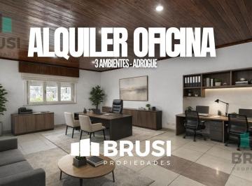 Departamento · 55m² · 3 Ambientes · Oficina en Alquiler en Adrogue - 3 Ambientes - Primer Piso por Escalera