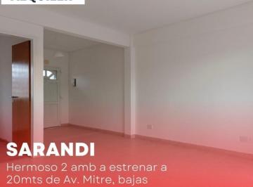 Departamento · 38m² · 2 Ambientes · Departamento en Alquiler de 2 Amb con Balcon Al Frente