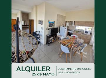 Departamento de 1 ambiente, San Rafael · Alquiler Departamento – Edificio Almena (25 de Mayo)