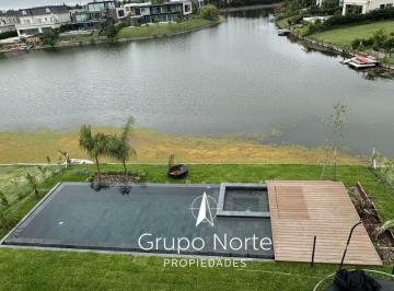 Casa · 432m² · 7 Ambientes · 6 Cocheras · Casa en Venta Al Lago en Virazon, Nordelta.