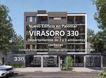 Departamento · 60m² · 3 Ambientes · El Palomar Departamento a Estrenar de 3 Ambientes Calidad Premium F: 10459