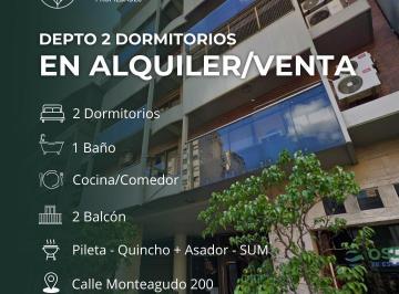 Departamento · 2 Dormitorios · Departamento de 2 Dorm. en Monteagudo Al 200