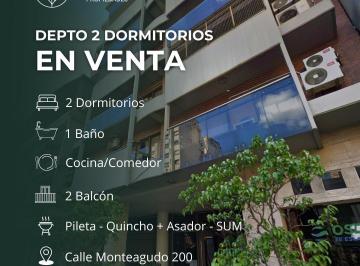 Departamento · 2 Dormitorios · Departamento de 2 Dorm. en Monteagudo Al 200