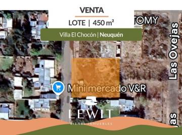 Terreno · 450m² · Venta Lote en Villa El Chocon