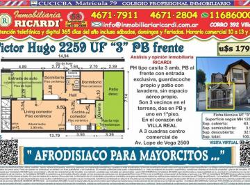 PH · 64m² · 3 Ambientes · 1 Cochera · Afrodisiaco Para Mayorcitos. PH 3 Amb. Todo en Bajos