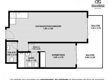 Departamento · 45m² · 2 Ambientes · Venta Departamento 2 Ambiente con Balcon en Villa Urquiza a Estrenar
