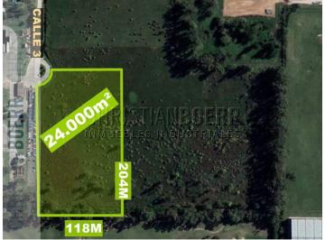 Terreno · 24000m² · Fraccion Industrial Ubicada Sobre Calle 9 y 14 (Esquina), D
