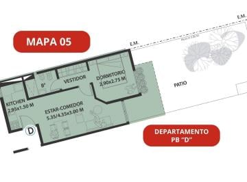 Departamento · 46m² · 2 Ambientes · Departamento a Estrena S/velez Sarsfield Al 1340