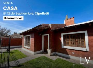 Casa · 150m² · 6 Ambientes · 1 Cochera · Casa en Venta 3 Dorm., Juan José Paso 751, B° 12 de Septiembre, Cipolletti, Río Negro