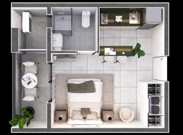 Departamento · 30m² · 1 Ambiente · Departamento a La Venta Monoambiente en Barrio Herrera Asuncion Edificio Inarco Herrera