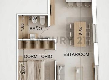 Departamento · 40m² · 2 Ambientes · Departamento 2 Ambientes en Pozo