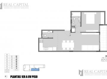 Departamento · 43m² · 2 Ambientes · Venta Departamento 2 Ambientes con Balcón Belgrano Financiacion - Pozo