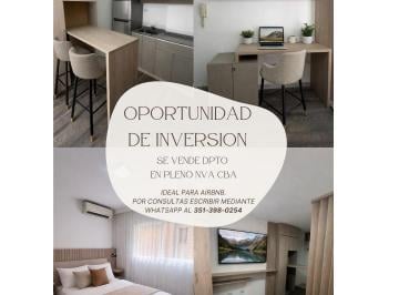 Departamento de 1 ambiente, Córdoba · Monoambiente Funcional