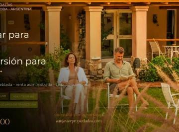 Departamento de 1 ambiente, Villa de Las Rosas · Venta – Loft Luna · Ecoposada Las Dalias