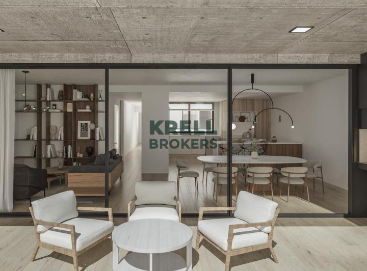 Desarrollo vertical · Living Crespo Araoz 150