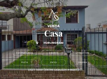 Casa · 180m² · 7 Ambientes · 3 Cocheras · Casa - Hurlingham