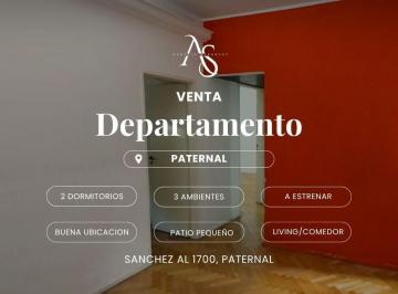 Departamento · 48m² · 3 Ambientes · Departamento en Paternal
