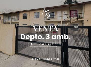 Departamento · 45m² · 3 Ambientes · 1 Cochera · Departamento - Jose Clemente Paz